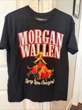 Morgan Wallen Black 'Long Live Cowgirls' Graphic Tee
